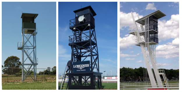 Steriline's racetrack solutions - running rails, finishing posts, fencing, stewards towers and more